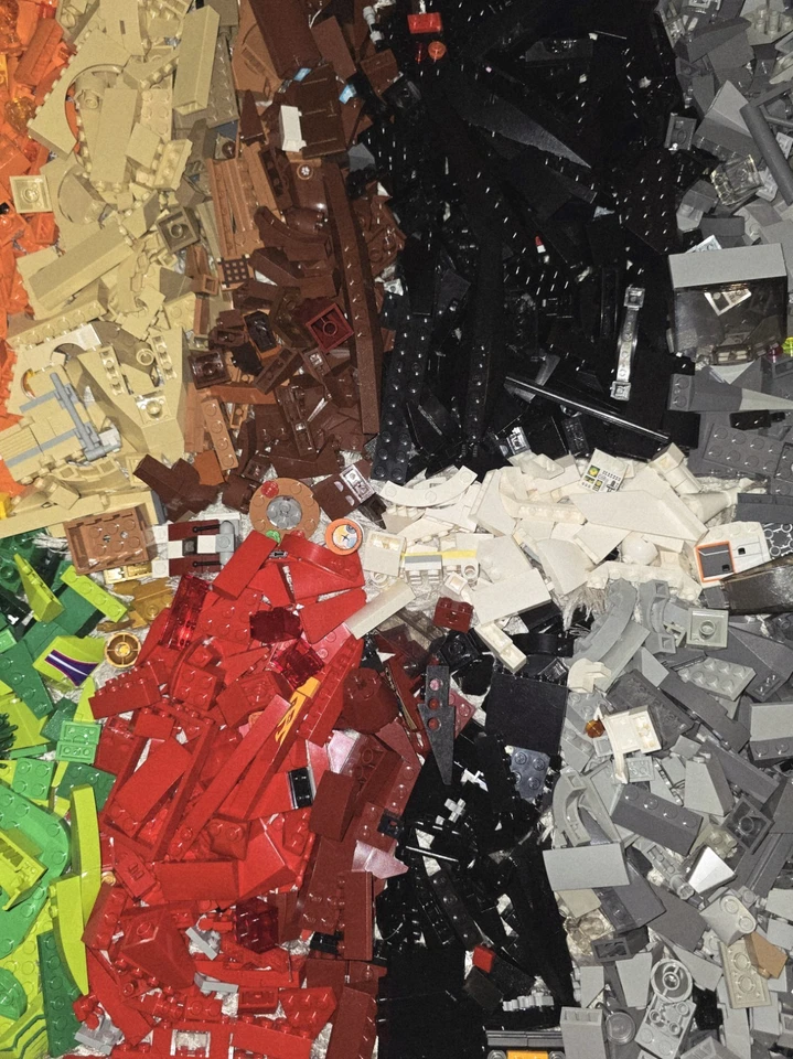 Lego a granel 10 libras libras lote surtido Star Wars City Friends ladrillos placas Legos Foto 3 de 4