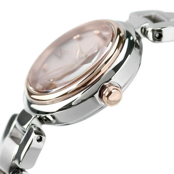 Reloj Citizen EW5574 51W xC Eco Drive para mujer esfera rosa zafiro plateado Foto 2 de 4