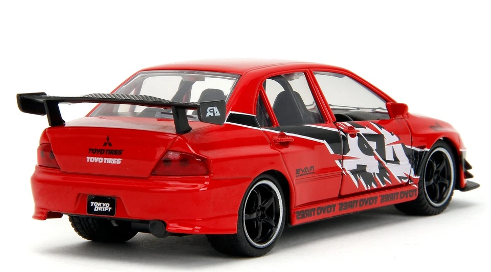 JADA TOYS, MITSUBISHI Lancer Evolution IX Rosso VELOCE E FURIOSO, 1/32,  JAD3... - Immagine 4 di 4