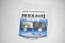 Quick Dam Flood Protection Mats 10 Pack Water Leak Absorbent 6.75x16.5 in