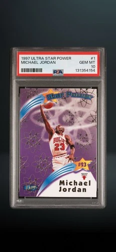 Fleer Ultra 1997-98 Star Power Michael Jordan #1 SP Chicago Bulls PSA 10