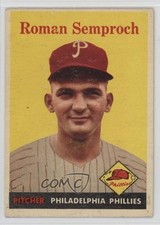 1958 Topps Ray Semproch (Called Roman on Card) #474 Rookie RC 2d4. rookie card picture