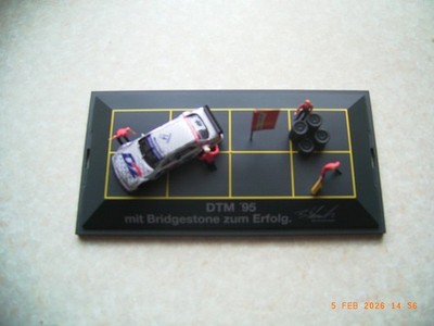 Herpa  1:87 DTM 1995 AMG Mercedes Diorama Bridgestone ''Bernd Schneider'' Vintage