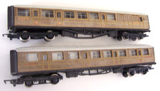 USED HORNBY OO GAUGE  LNER  TEAK 1st/3rd Corridor & R448 Corridor Brake Unboxed