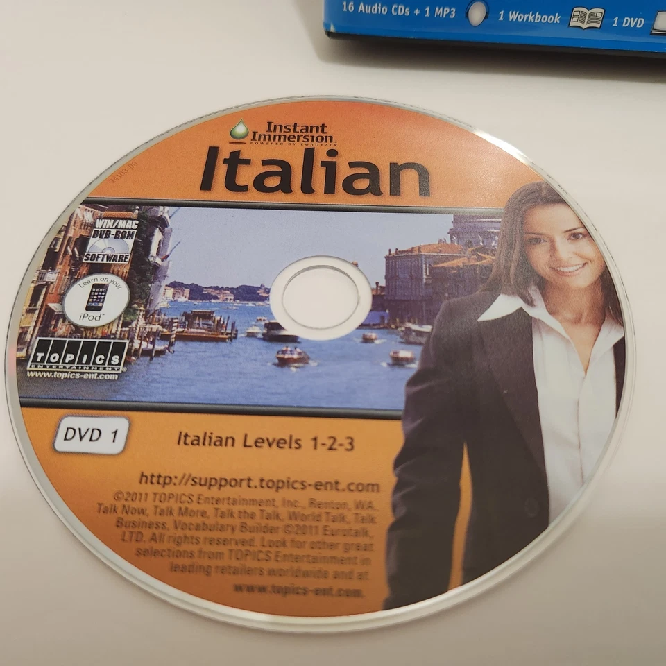Instant Immersion Italian. Complete Language Learning Collection Vol. I VGC  - Image 3 of 4