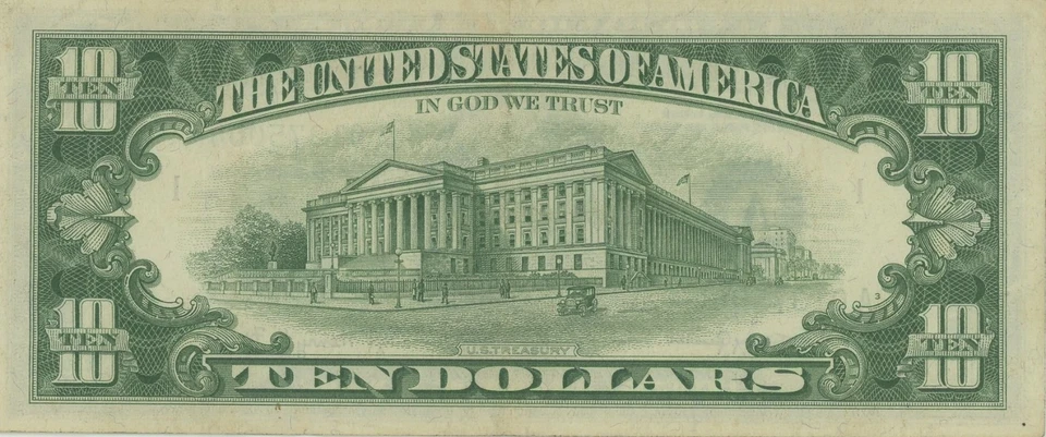 $10 1963a U.S Federal Reserve Star Note - VF + Boston A District - Image 2 of 2