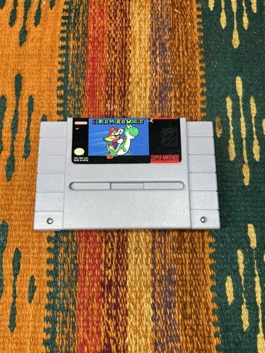 SNES - Super Mario World Super Nintendo Cart Only Tested Works