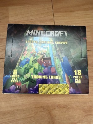 Minecraft - Create Explore Survive Serie 3 Trading Cards 1 Display (18 Booster)