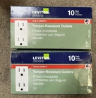 Leviton Decora15Amp 125V Tamper Resistant Duplex Outlet/Receptacle, White(2BOX )