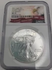 2021 $1 Type 1 Heraldic American Silver Eagle NGC MS70 First Releases