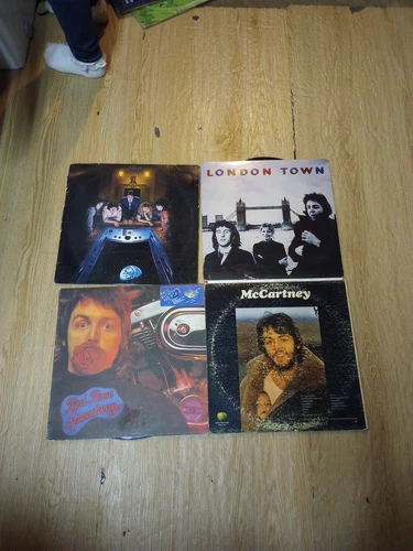 Paul McCartney & 3 Wings Vinyl Record Lot - Various Conditions -read