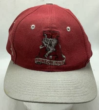 Vintage Alabama Crimson Tide Apex One Snapback Hat Cap Wool Big AL Bama
