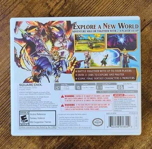 Final Fantasy Explorers (Nintendo 3DS, 2016) CIB Complete - Picture 2 of 6