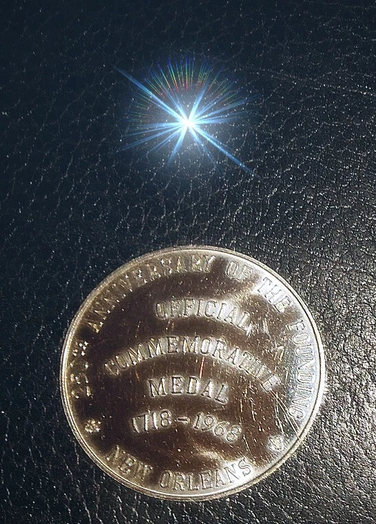 1718-1968 FABULOUS NEW ORLEANS 250TH ANNIVERSARY COMMERATIVE COIN AS SHOWN ! - Image 2 of 2