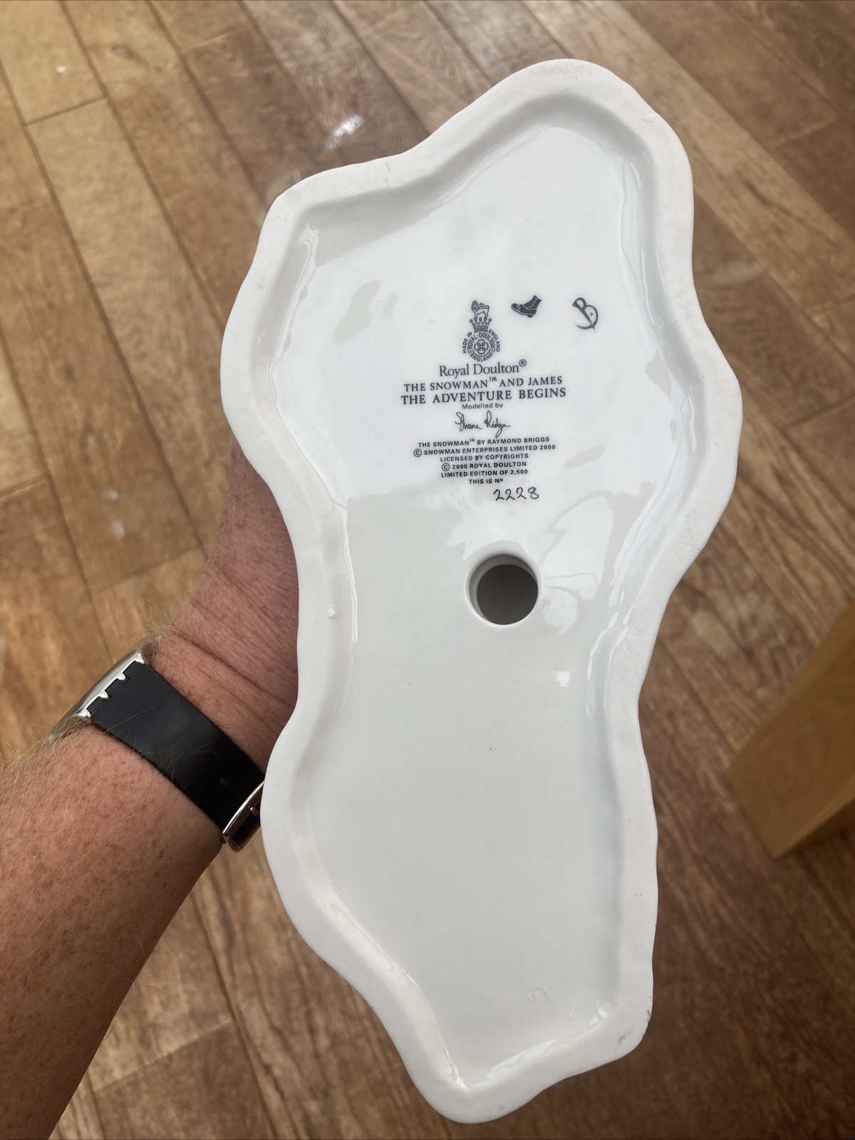 ROYAL DOULTON SNOWMAN AND JAMES THE ADVENTURE BEGINS LIMITED EDITION eBay