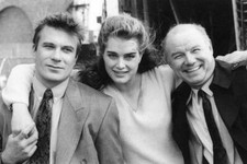 Actors Patrick Thompson, Brooke Shields and Russell Newman on the - Old Photo