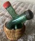 Vintage Salt/Pepper Shakers Wrapped Wine Bottles  4 INCHES TALL — photo 3