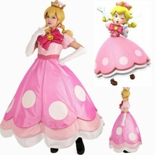 Princess Peach Cosplay Costume Dress Dress Customization