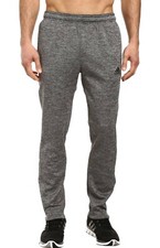 Adidas Climawarm Men's Gray Fleece Open Hem Athletic Training Pants Large