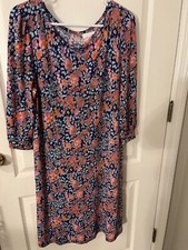 No Designer Tag Pretty Dress L Floral Great Colors Perfect For Travel