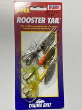 Worden's                 Rooster Tail   RT212  3- Pak  FRT, WHCD , YL