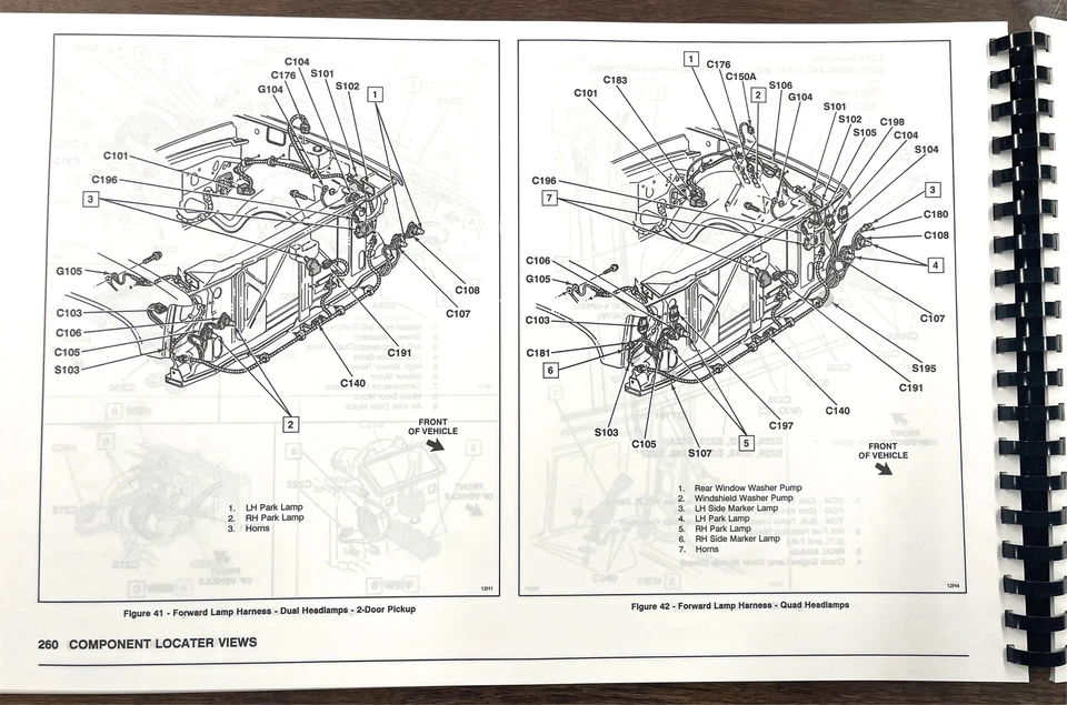 GMC Diagrama de cableado 1992 manual Sierra Yukon Suburban CK 1500-3500 eléctrico  Foto 4 de 4