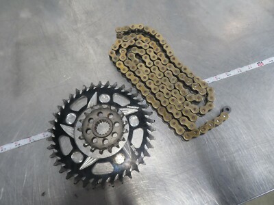 EB853 2014 14 KTM RC8 1190 R CHAIN AND SPROCKET KIT 17/38 - NO MASTER LINK
