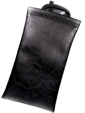 Soft Sunglasses case  Large Glasses Case Holder - Eyeglass Distressed Black