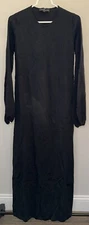 Pomander Place Tuckernuck Black Double Knit Lennox Dress - Size Medium
