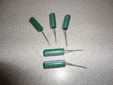 NEW 5 PIECE LOT 105 RADIAL ELECTROLYTIC CAPACITOR 820UF25V USA SELLER 820MF25V