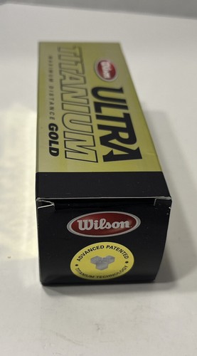 Wilson Ultra Titanium Distanza Massima Oro Manicotto di (3) Palline da Golf #5 - Foto 5 di 8