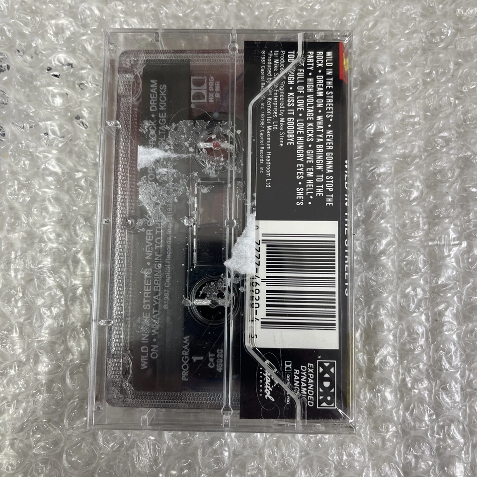 Helix Wild In The Streets Cassette Tape Hair Glam Metal Hard Rock US Capitol - Image 2 of 3