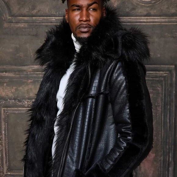 Vegan faux fur coat sale