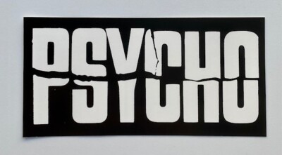 Psycho Sticker Vinyl Decal Car Bumper Punk Rock 3
