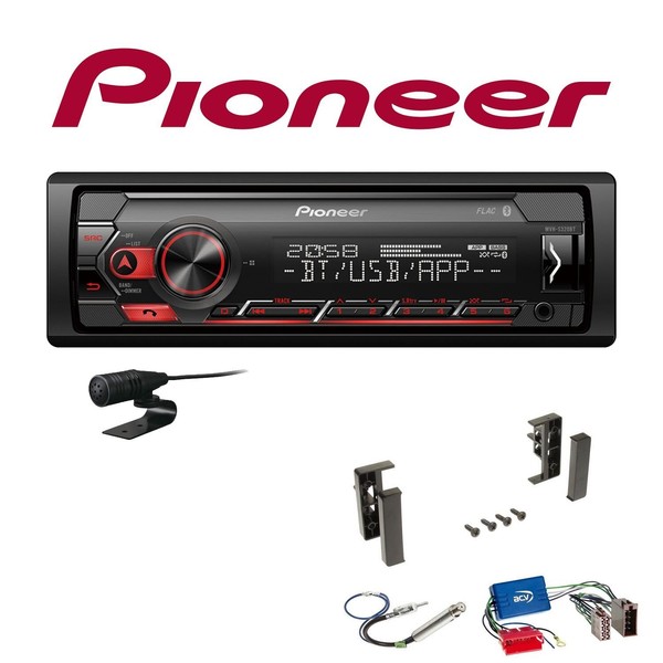 Pioneer 1-DIN Bluetooth Autoradio Android USB FüR Audi A6 Avant 1997-2001-image