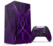 Skin Set for XBOX Series X Abstract 01 Purple