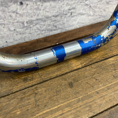 Guidon Wald V-Bar BMX Old School - Argent, Diamètre 22.2 Mm, Longueur 24" - Occasion/NOS