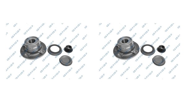 GSP 2X Radnabe Radlagersatz Hinten FüR Opel Corsa C Tigra Twintop F08 F68 X01-image