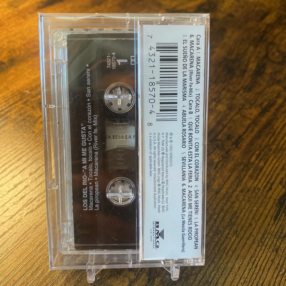 LOS DEL RIO - A MI ME GUSTA - 1993 MEXICAN TAPE ALBUM, LATIN POP - Image 3 of 4