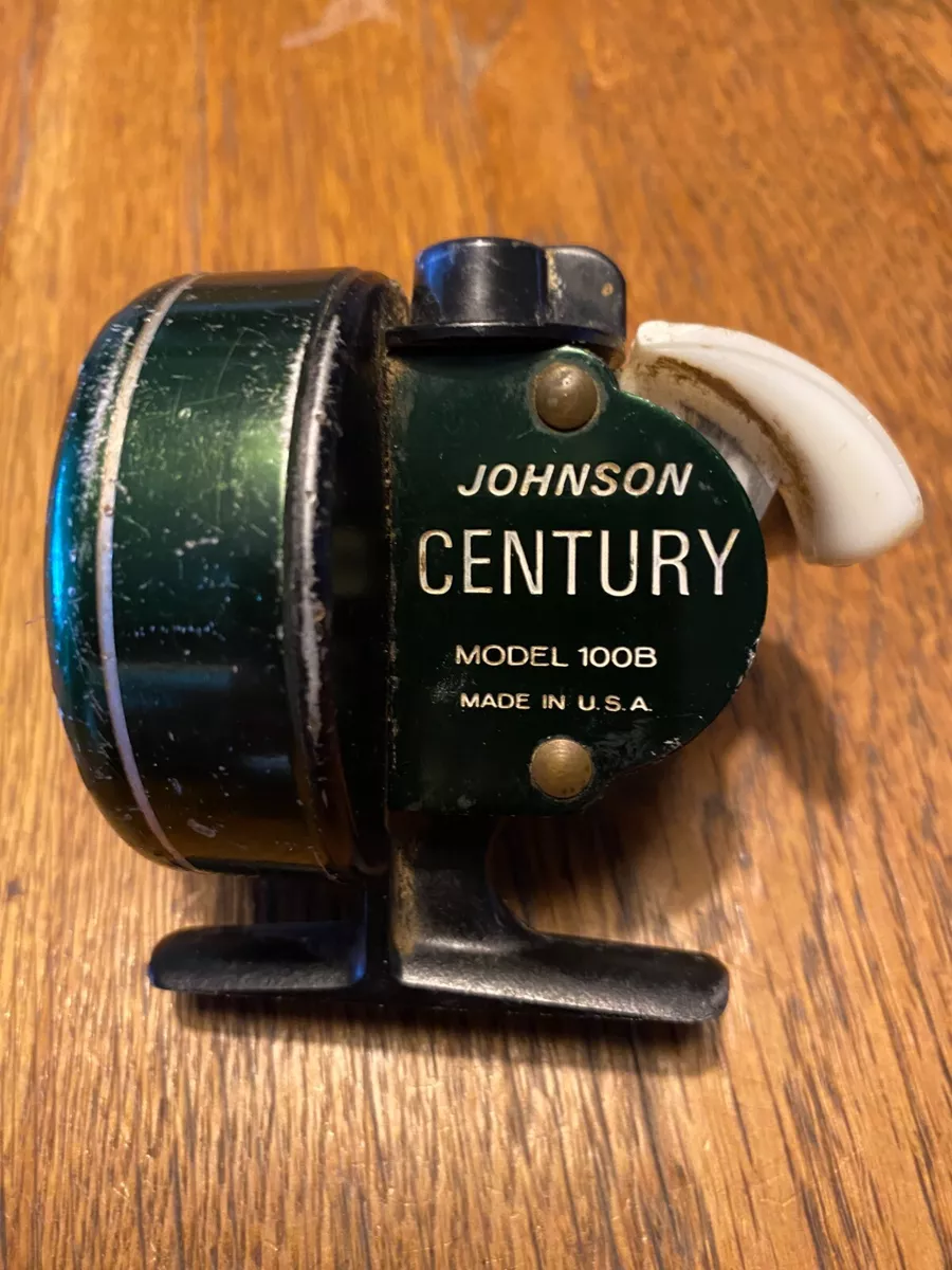 Vintage Johnson Century Model 100B Fishing Reel U.S.A.