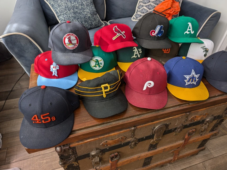 50 new era hats 7 5/8 hat collection lot - Image 3 of 4