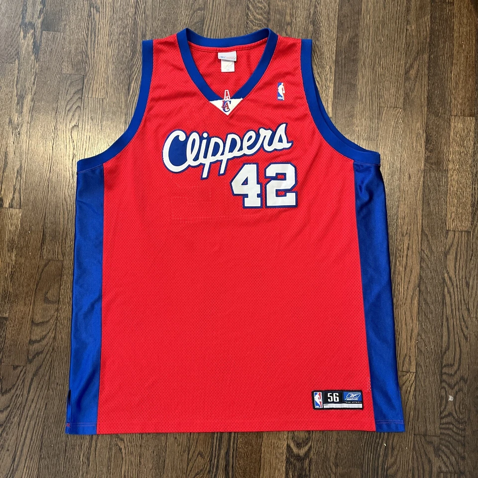 Camiseta Los Angeles Clippers marca Elton para hombre talla 56 roja Reebok Foto 2 de 4