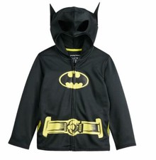 Boys Size 7 Jumping Beans  DC Comics Batman Costume Hoodie NWT