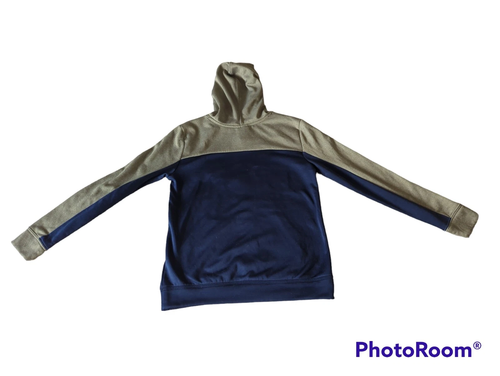 VETEMENTS Denver Broncos Pullover Felpa con Cappuccio Blu Grigio Arancione Gioventù L 14 16 NFL TEAM APPAREL