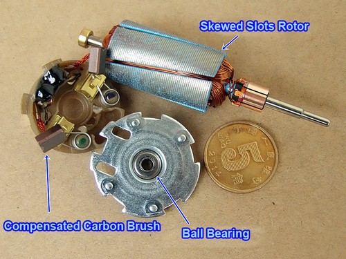 1pcs DC12V 7340rpm Large Torque Compensated Carbon Brush Motor for Auto Car Part - Picture 5 of 12