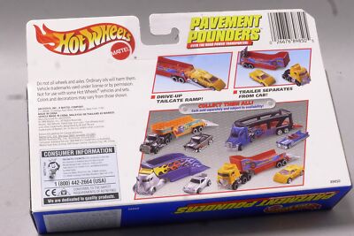 Hot Wheels Pavement Pounders 89850 2 Cool Vehicles | eBay