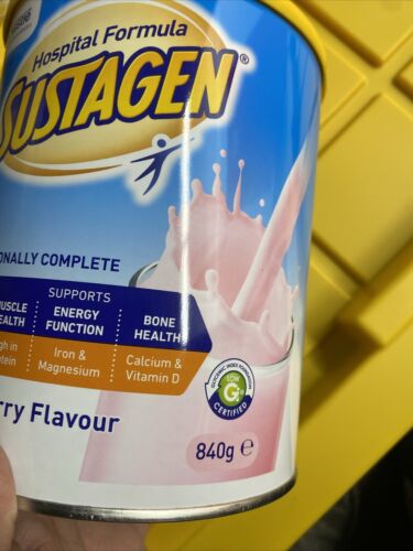 Nestle Sustagen Hospital Formula Strawberry Flavour 840g New Exp. 1/20/2026 - Picture 4 of 8