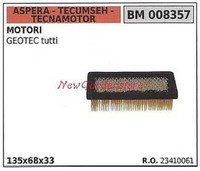 Luftfilter Aspera Motor RasenmäHer Geotec 008357