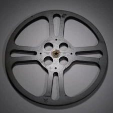 MPE MOTION PICTURE ENTERPISES 16mm Metal film projector reel 1600