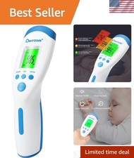 Touchless Infrared Forehead Thermometer for Kids and Adults - 32 Memory Records